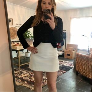 White Express Mini Skirt